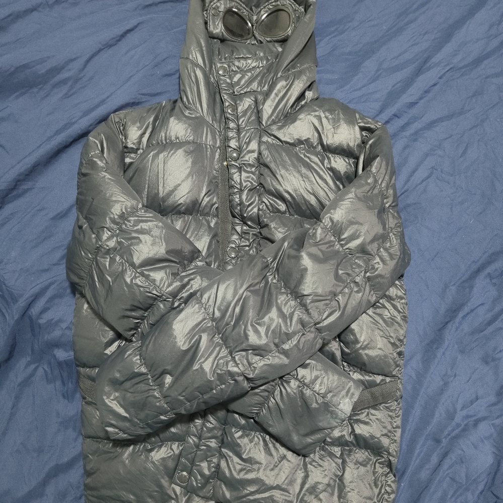 CP COMPANY black Goggle jacket size 48